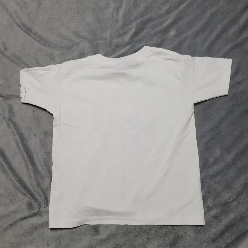 Its My Birthday Shirt Girls 2t Stitch Tee Shirt White Pink Paint Comfort Stretch - Picture 5 of 12